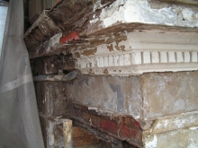 Necessary repairs to damaged portico ornaments