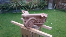 Soft mould to allow us to shape and improve the look of the stonework.
