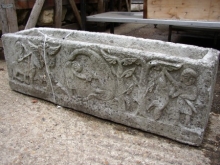 Medieval style stone trough